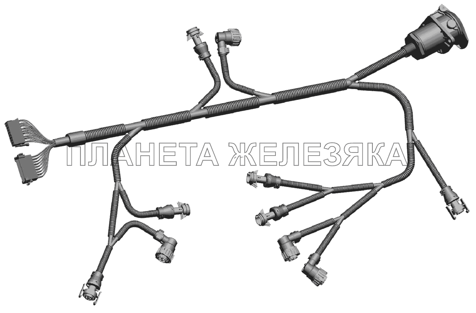 Жгут АБС по шасси 543208-3724760 МАЗ-6422, 5432
