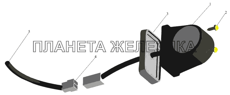 Установка габаритных огней МАЗ-642505, 642508