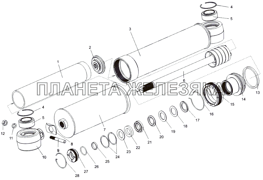 Амортизатор 543-2905306-21 МАЗ-74131