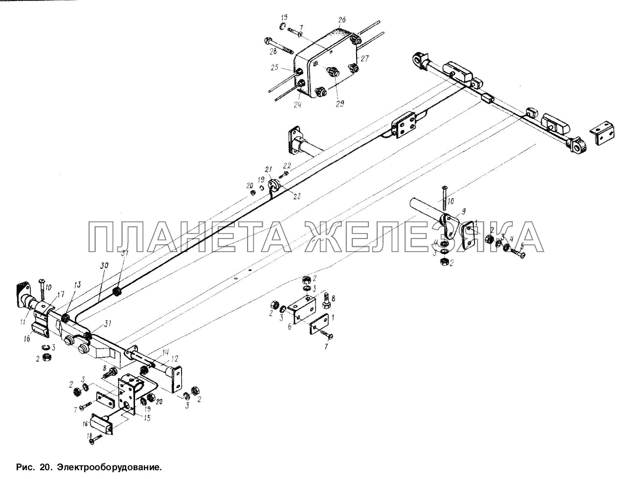 Электрооборудование МАЗ-9506