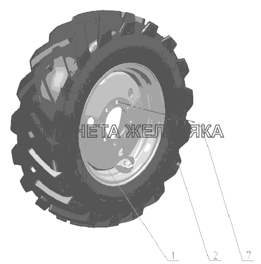 Колеса передние ведущие Беларус-1025/1025.2/1025.3