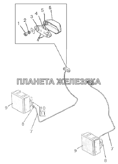 Установка фар дорожных Беларус-1025/1025.2/1025.3