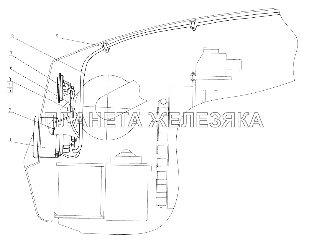 Установка фар дорожных Беларус-1025.5