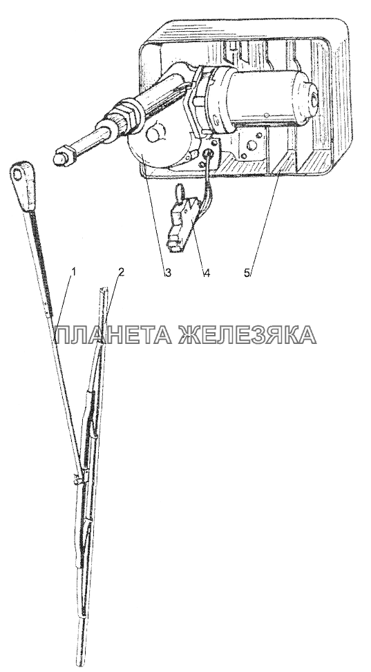 Стеклоочиститель заднего стекла МТЗ-1221 (2009)