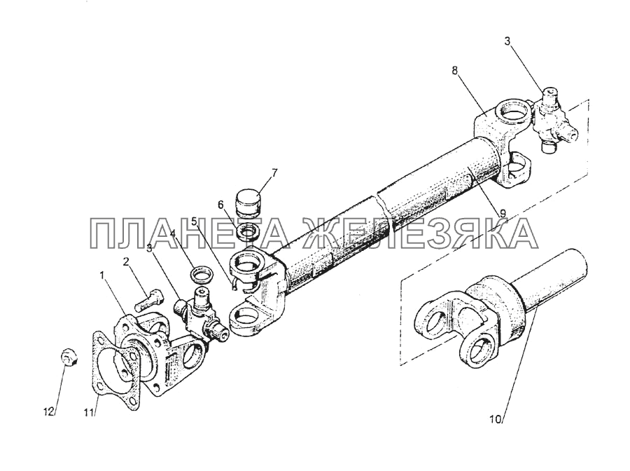 Привод карданный МТЗ-1523