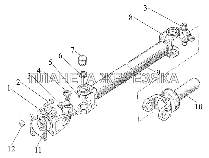 Привод карданный Беларус-2122.3/2122.4