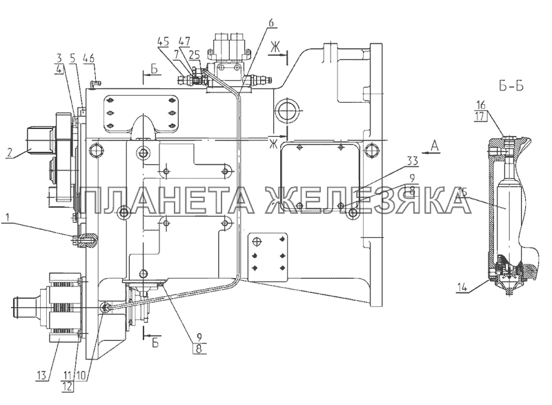 Корпус сцепления МТЗ-2522