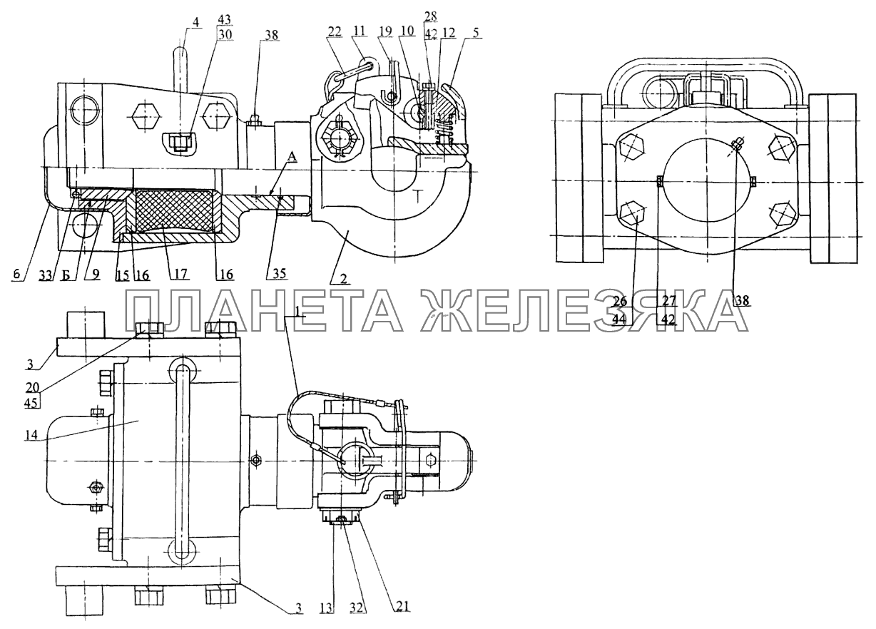 Крюк с амортизатором Беларус-3022ДЦ.1