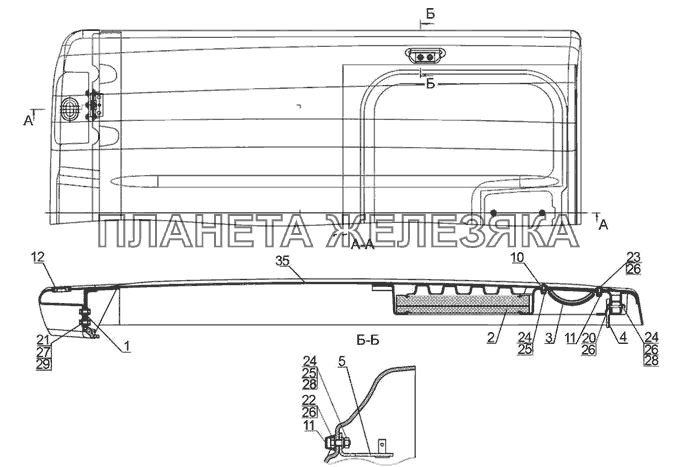 Крыша МТЗ-570