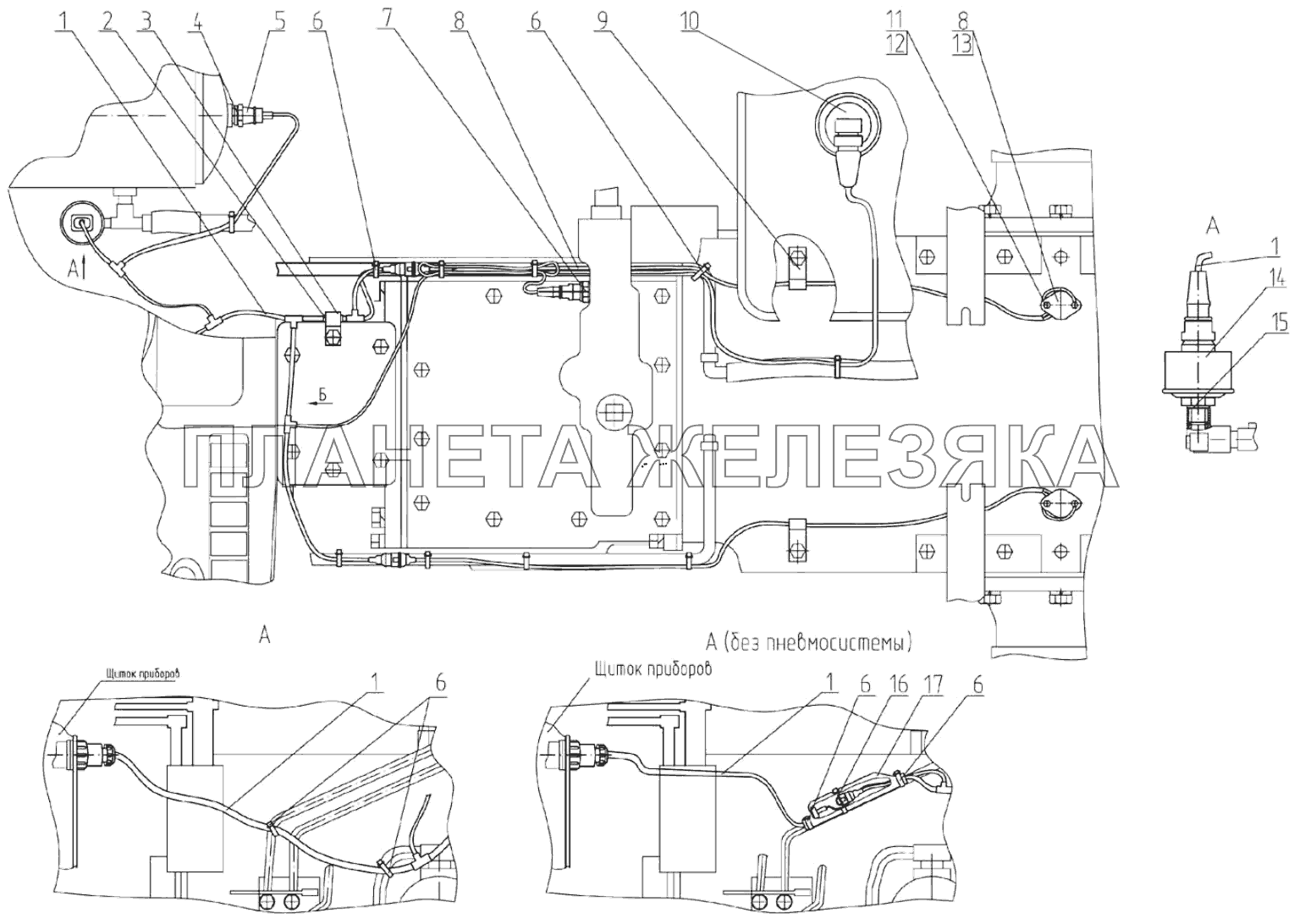 Электрооборудование трансмиссии Беларус-892