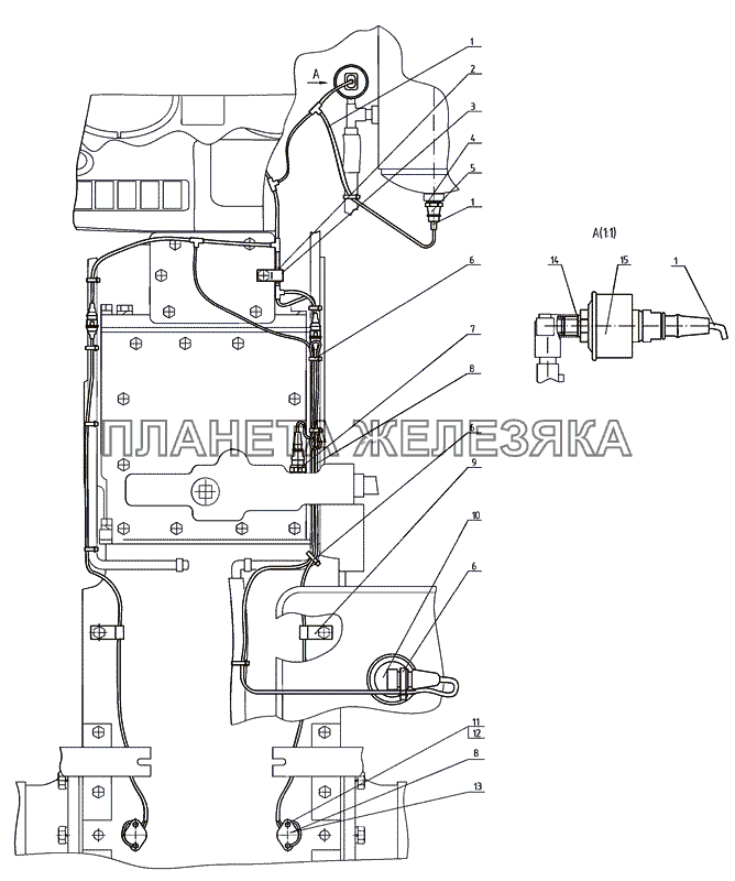 Электрооборудование трансмиссии МТЗ-920.4/952.4