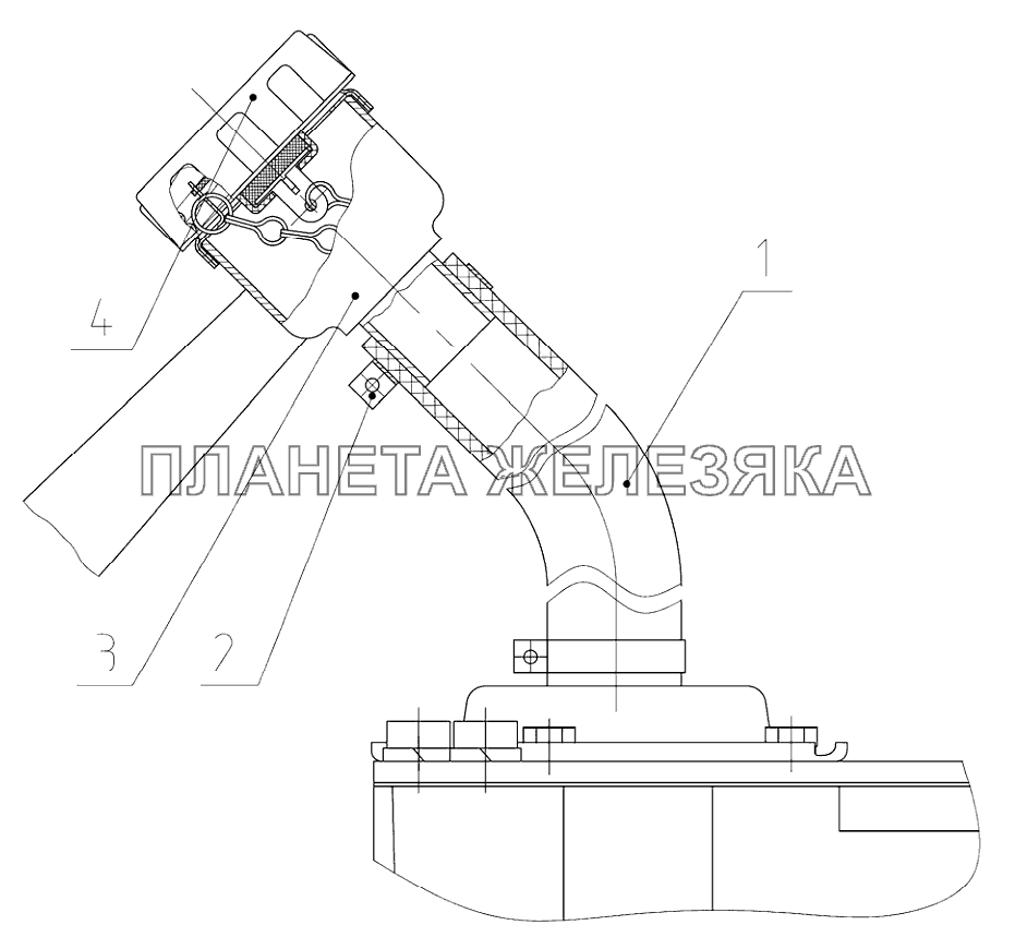 Установка горловины заливной Беларус-922.5