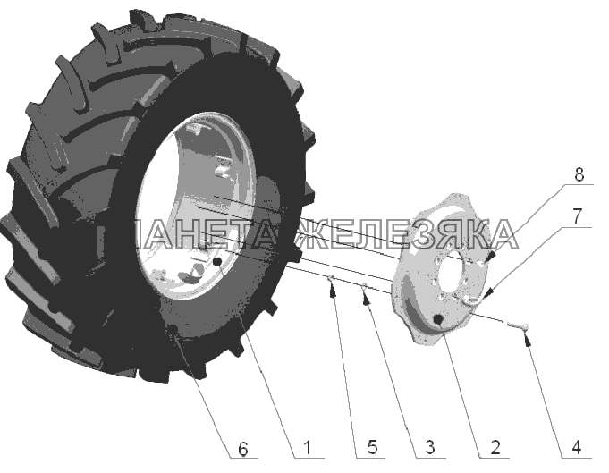Колеса передние ведущие Беларус-922.5