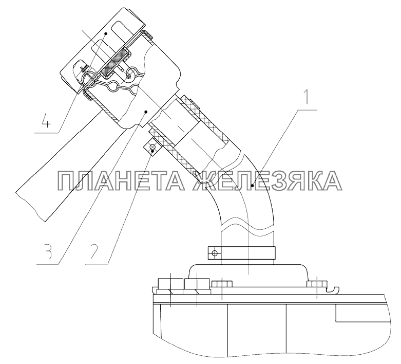 Установка горловины заливной Беларус-923.5