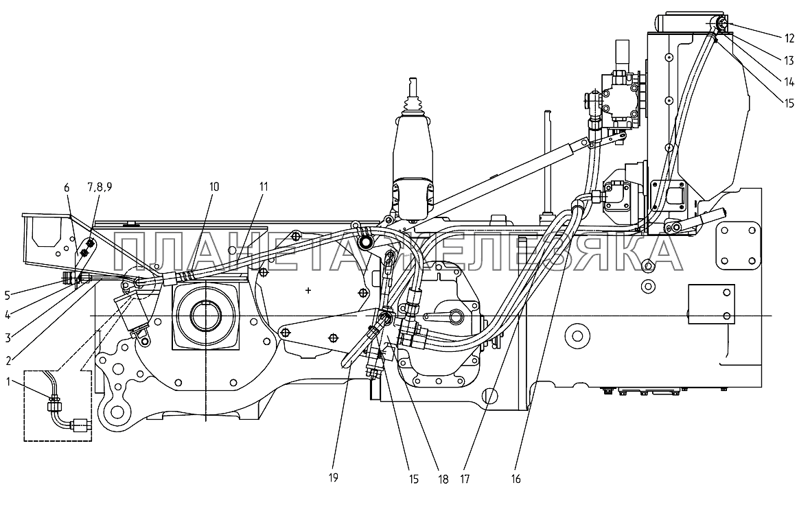 Гидропривод Беларус-952.5