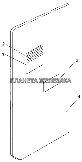 Панель переключателей 65151-3800015-10 МЗКТ-65151 