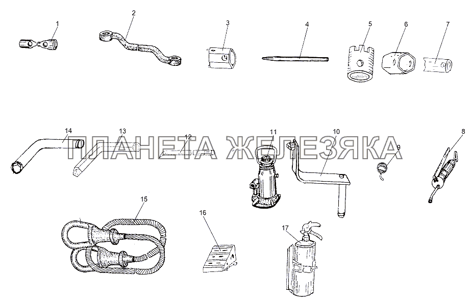 Инструмент и принадлежности МЗКТ-65151 