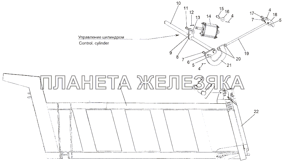 Платформа 65151-8500020 МЗКТ-65151 