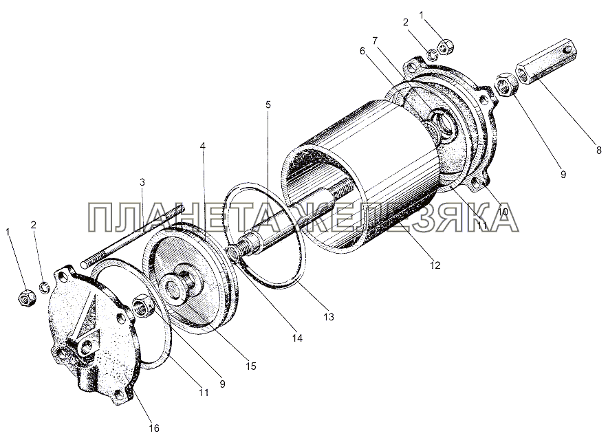 Цилиндр 6515-8505300 МЗКТ-65151 