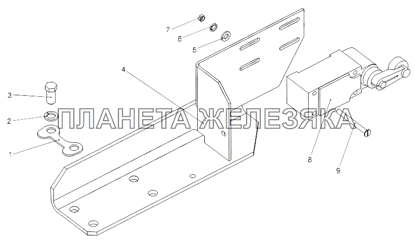Установка выключателя МЗКТ-65151 