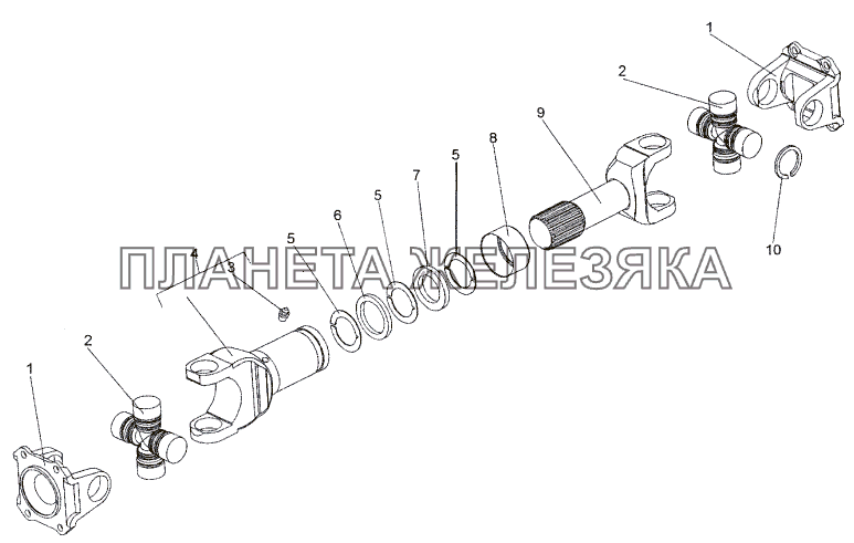 Bал карданный 652511-8605010 МЗКТ-652511