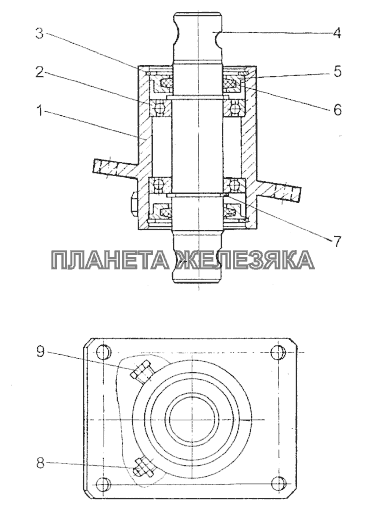 Опора промежуточная 742953-3422080 МЗКТ-74296