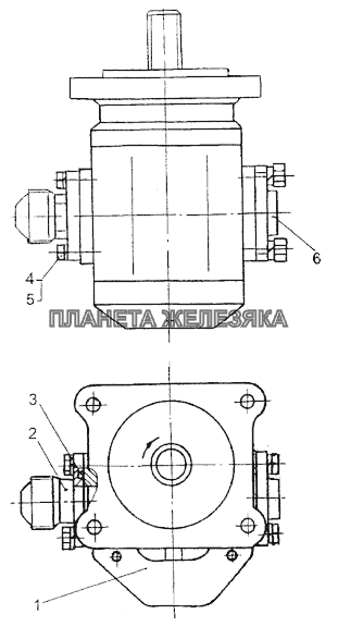 Насос 74295-3407010 МЗКТ-74296