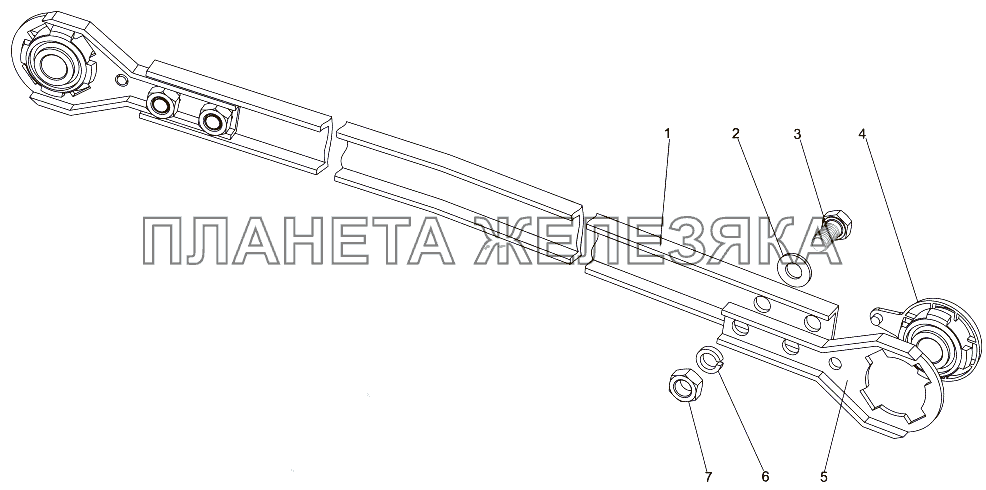 Тяга 7930-5205504 МЗКТ-7930-200