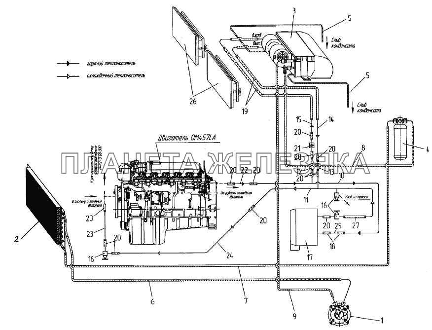 Отопление и кондиционирование кабины 744P1-8100000-3-02 К-744Р2