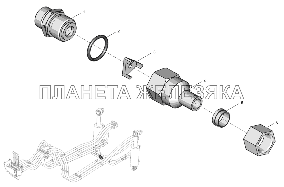 744Р-4600010-4 Клапан замедлительный К-744Р1 