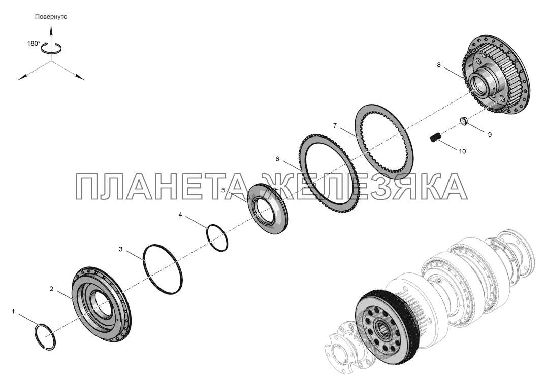 744P-17.01.150 Фрикцион К-744Р2 