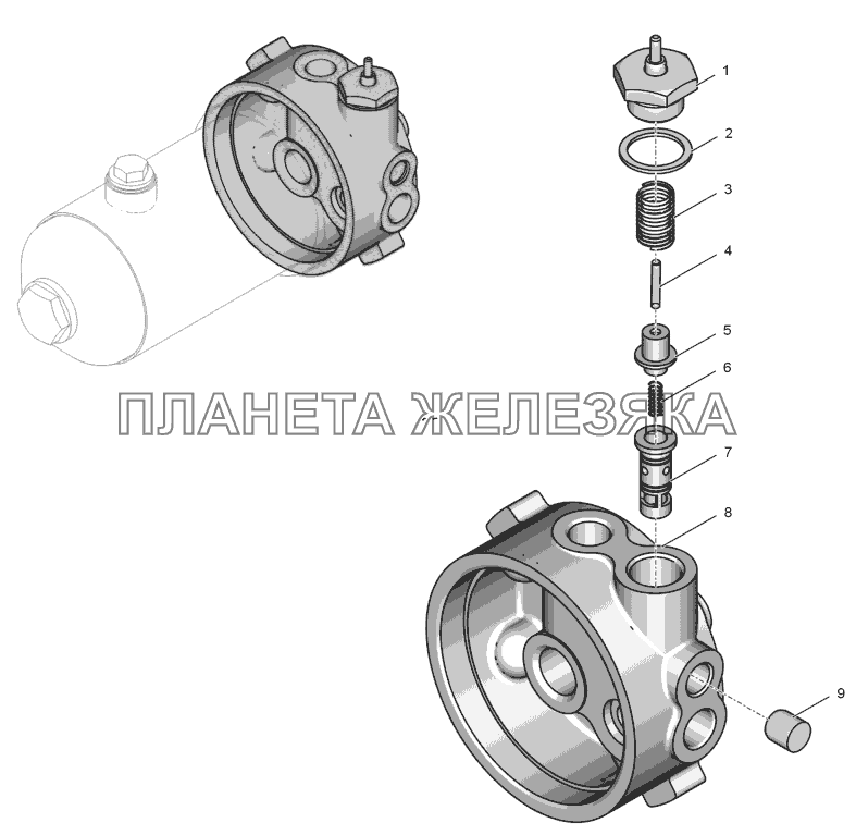 2256010-1716010 Корпус К-744Р2 