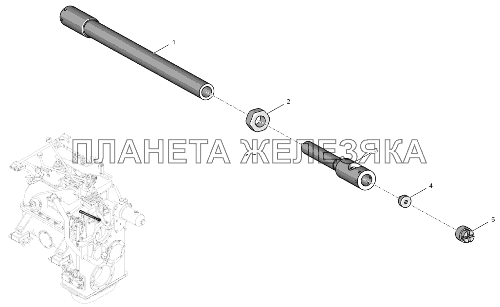 744Р-1719140 Тяга К-744Р2 
