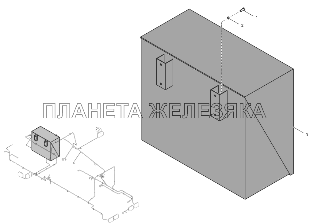 744Р-3749000-2 Контейнер К-744Р2 