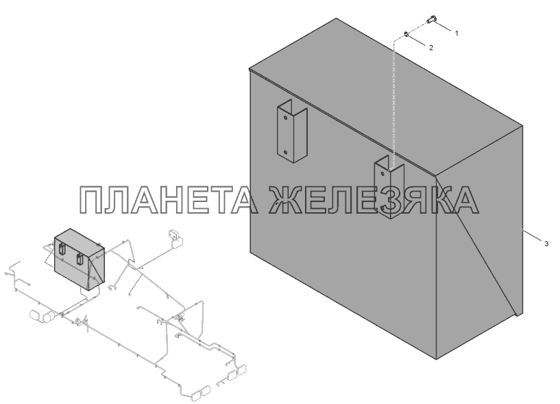 744Р-3749000-2 Контейнер К-744Р2 