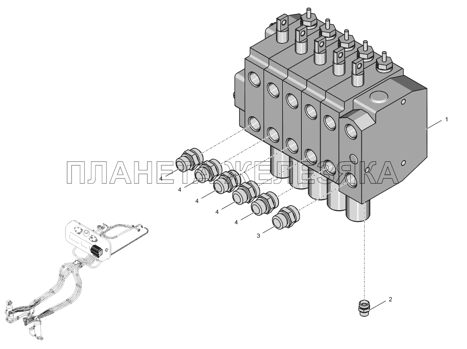 744Р3-4600010-1 Гидрораспределитель К-744Р3 