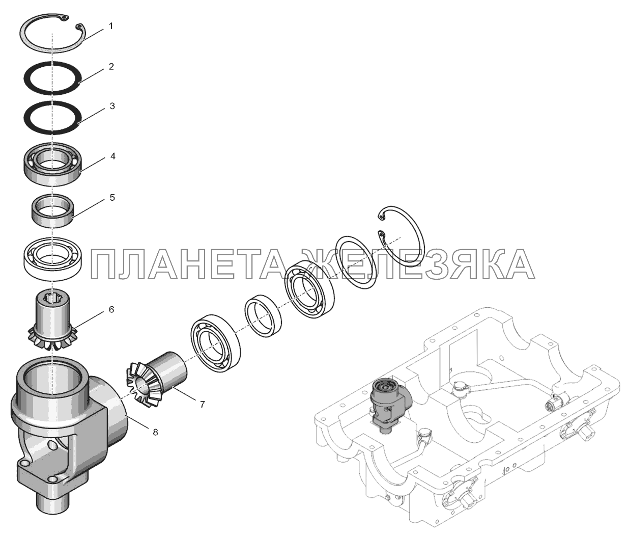 700А.17.01.290 Редуктор К-744Р4 