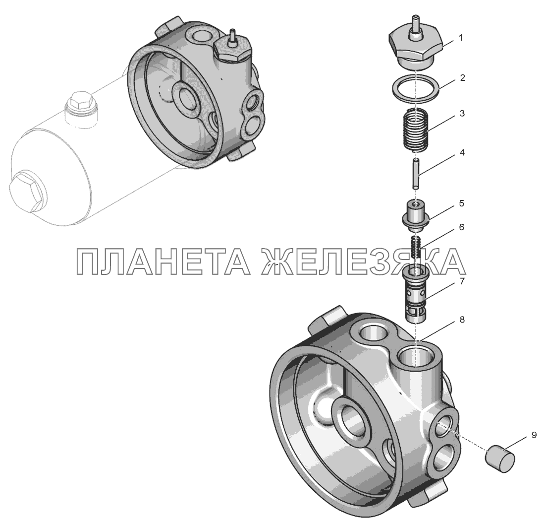 2256010-1716010 Корпус К-744Р4 