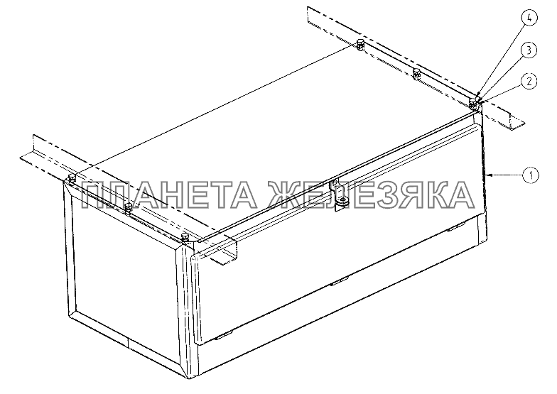 Ящик платформы СЗАП-9327