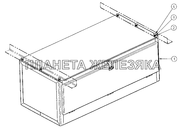 Ящик платформы СЗАП-9328 (2005)