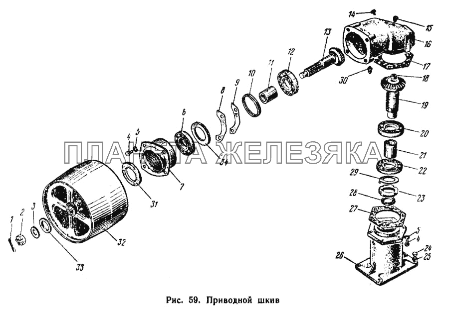 Приводной шкив ЮМЗ-6Л