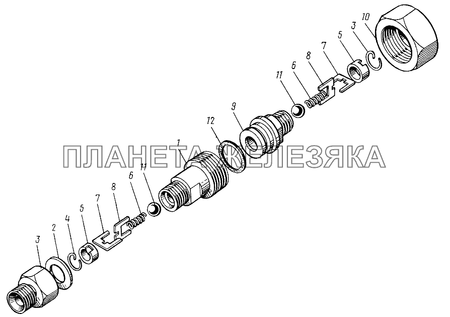 Устройство запорное ЮМЗ-6КЛ, (6КМ)