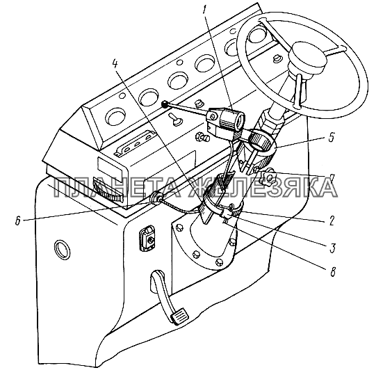 Переключатель поворотов ЮМЗ-6КЛ, (6КМ)