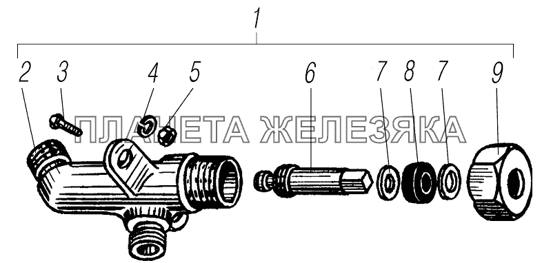 Кран колесный УРАЛ-4320-60