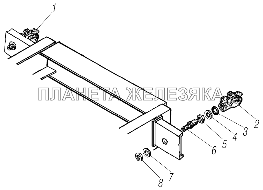 Установка соединительных головок УРАЛ-4320-61