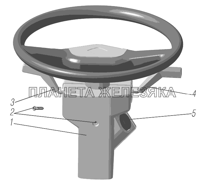 Установка замка зажигания УРАЛ-4320-61