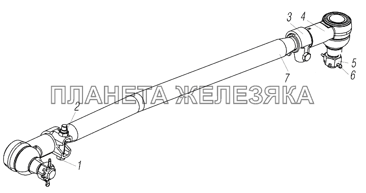 Тяга сошки 180-3414010-20 УРАЛ-4320-6951-74