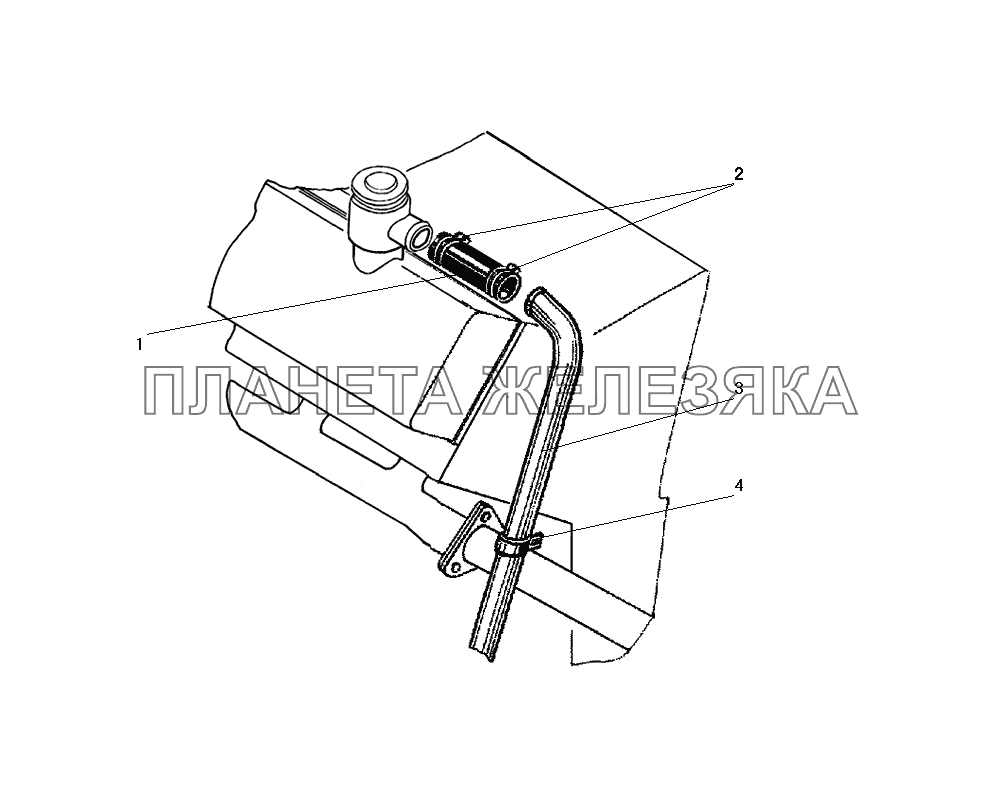 Вентиляция картера УРАЛ-4320-31