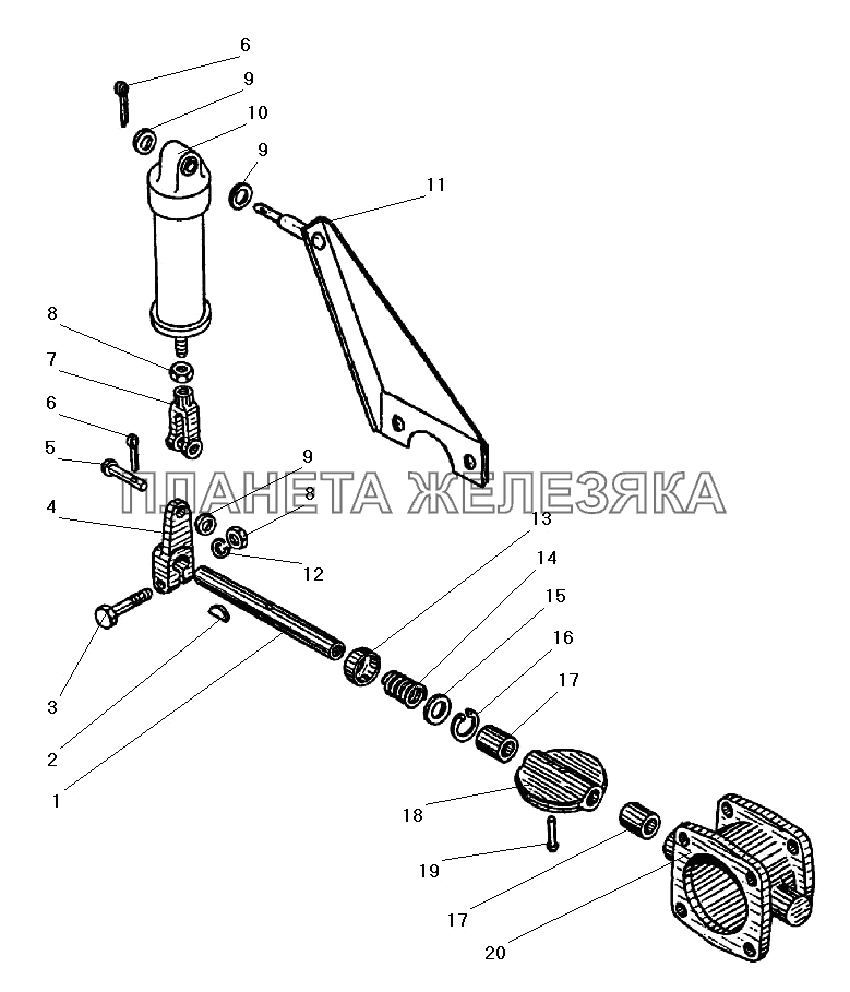 Вспомогательный тормоз УРАЛ-43203-10