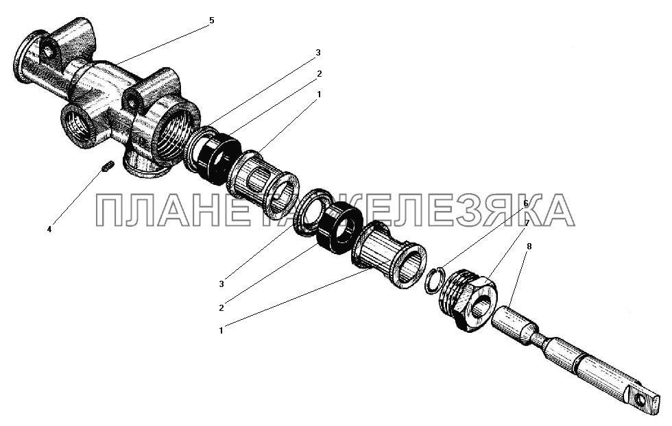 Кран управления давлением УРАЛ-43203-10